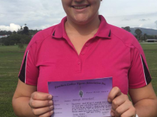 Congratulations Ashleigh