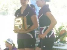 Winners - Fassifern. Meg Kelleher (C) & Brianna Parker (VC Winners - Fassifern. Meg Kelleher (C) & Brianna Parker (VC)
